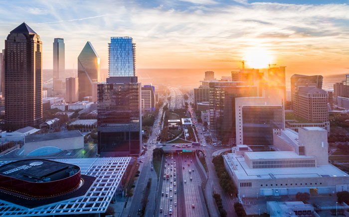 Book a bus ticket to Dallas, Texas and explore the city.