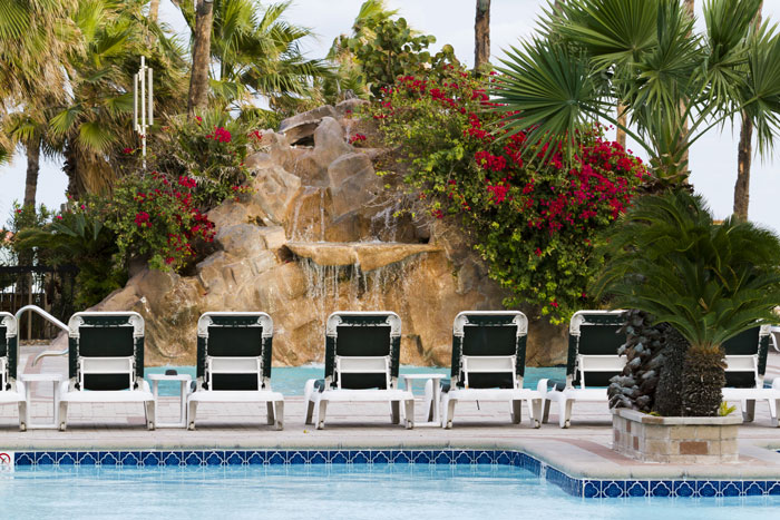 Relax by the pool and enjoy the beauty of nature while on your summer break.