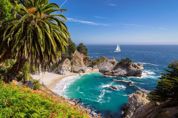 Relaxing summer getaways are easy to find in the state of California.